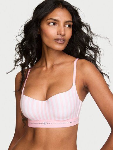 Бюстгальтер балконет Shine Cotton The T-shirt Victoria's Secret