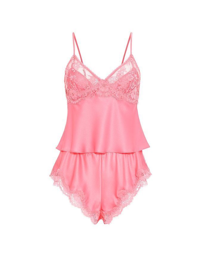 Атласный комплект Cami & Flutter Shorts Set Victoria's Secret