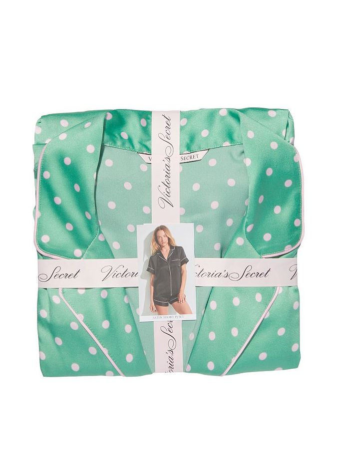 Атласна піжама із шортами Boxer PJ Victoria's Secret