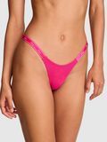 Трусики тонг Logo Cotton High-Leg Micro Thong PINK