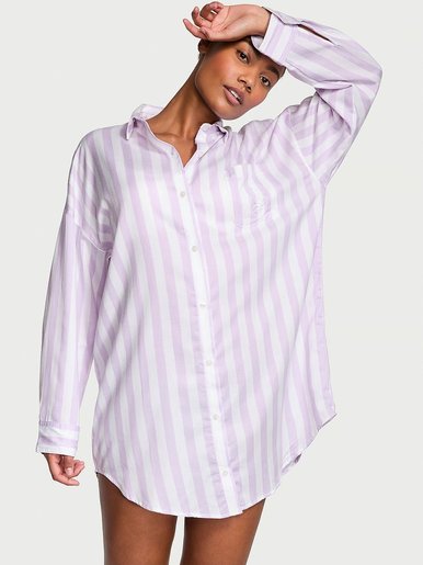 Бавовняна нічна сорочка Modal-Cotton Sleepshirt Victoria's Secret