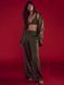 Атласная пижама с штанами Luxe Satin Doubl -Breasted PjSet Victoria's Secret - 4
