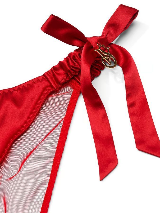 Трусики чіки Rose Satin Bows Very Sexy Victoria's Secret