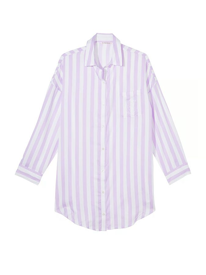 Хлопковая ночная рубашка Modal-Cotton Sleepshirt Victoria's Secret