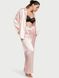 Атласна піжама з штанами Satin Long PJ Set Victoria's Secret - 1