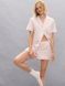 Хлопковая пижама с шортами Heritage Cotton Short PjSet Victoria's Secret - 3