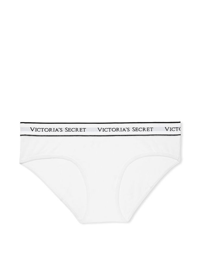 Хлопковые трусики хипхагер Logo Victoria's Secret
