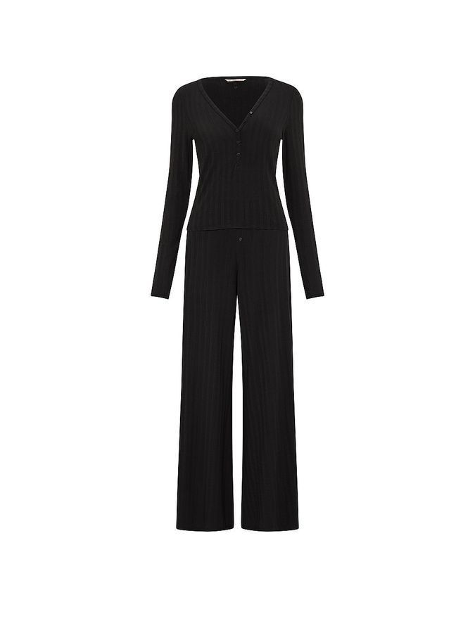 Комплект з штанами SoSoft&trade; Modal Henley Top & Pants Set Victoria's Secret