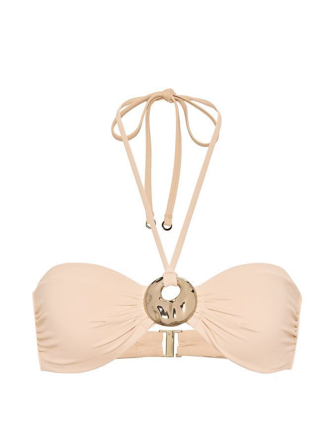 Купальник бандо Hammered Hardware Halter Bandeau Bikini Victoria's Secret