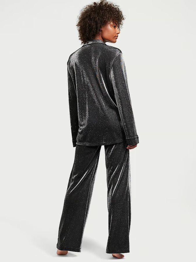 Піжама зі штанами Shimmer Knit Long PJ Set Victoria's Secret
