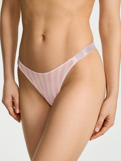 Трусики тонг Logo Shine Strap Victoria's Secret
