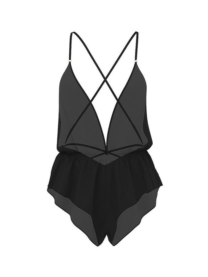 Комбинезон Chiffon Flutter Romper Victoria's Secret