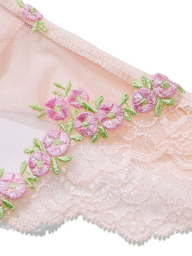 Комплект Корсет & Трусики тонг Rosebud Embroidery Dream Angels Victoria's Secret