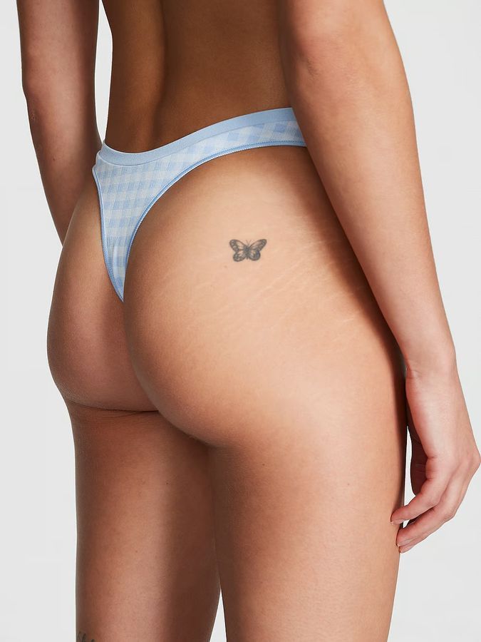 Трусики тонг High-Leg Seamless PINK