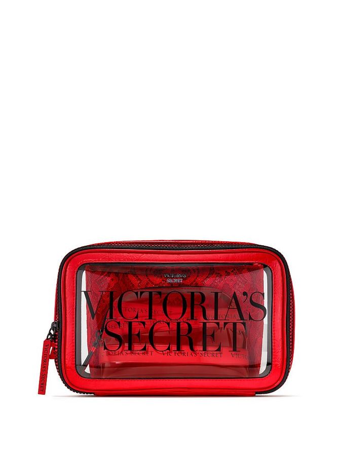 Подарочный набор из 3 косметичек The Perfect Red Victoria's Secret