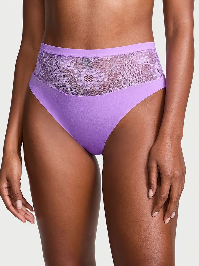 Трусики тонг высокой посадки No-Show High-Waist Victoria's Secret