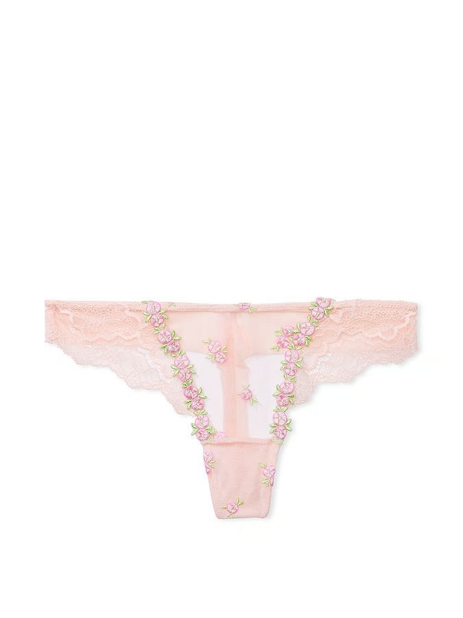 Комплект Корсет & Трусики тонг Rosebud Embroidery Dream Angels Victoria's Secret
