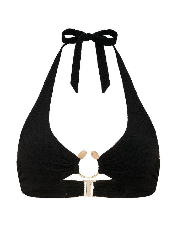 Купальник хальтер бікіні Beach Hoops Textured Jacquard Victoria's Secret