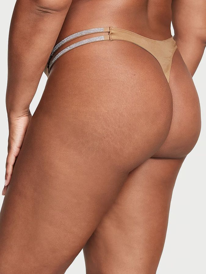 Трусики тонги со стразами Double Shine Very Sexy Victoria's Secret