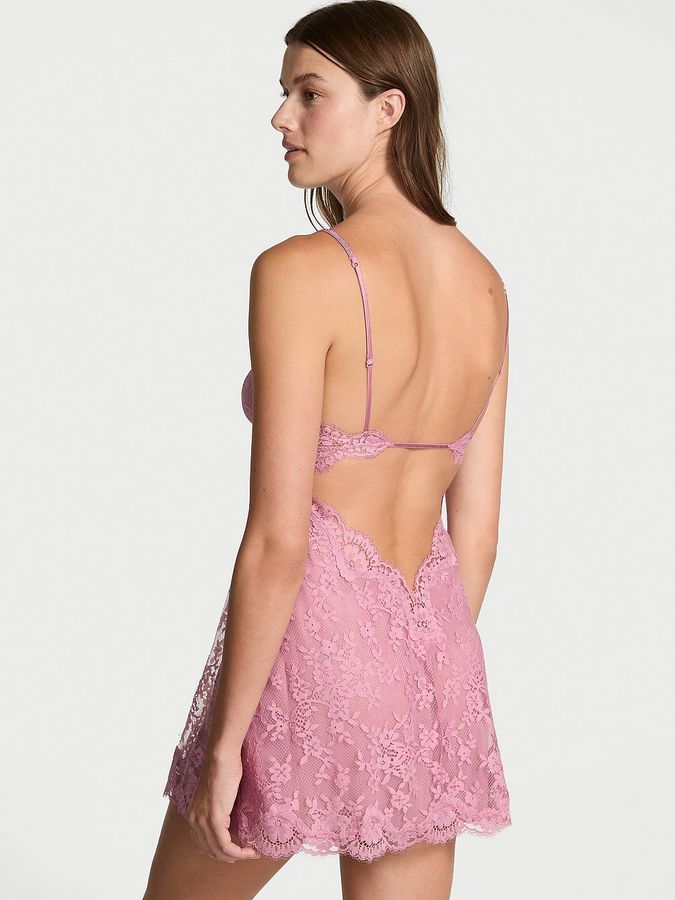 Кружевной пеньюар Twinkle Strap Lace Victoria's Secret