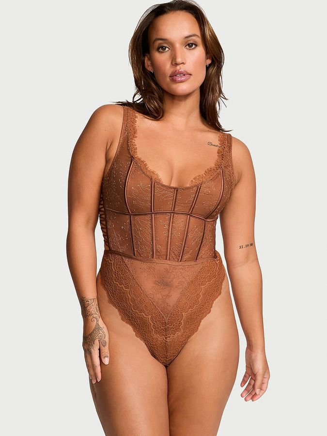 Боді корсет Vintage Lace Teddy Very Sexy Victoria's Secret