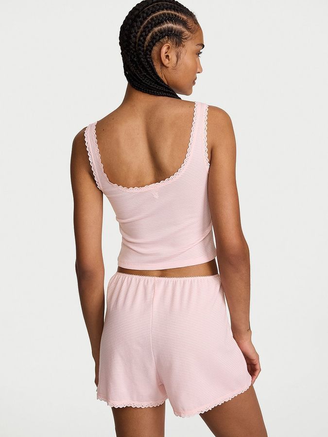 Комплект з шортами Cropped Tank & Shorts Set Victoria's Secret