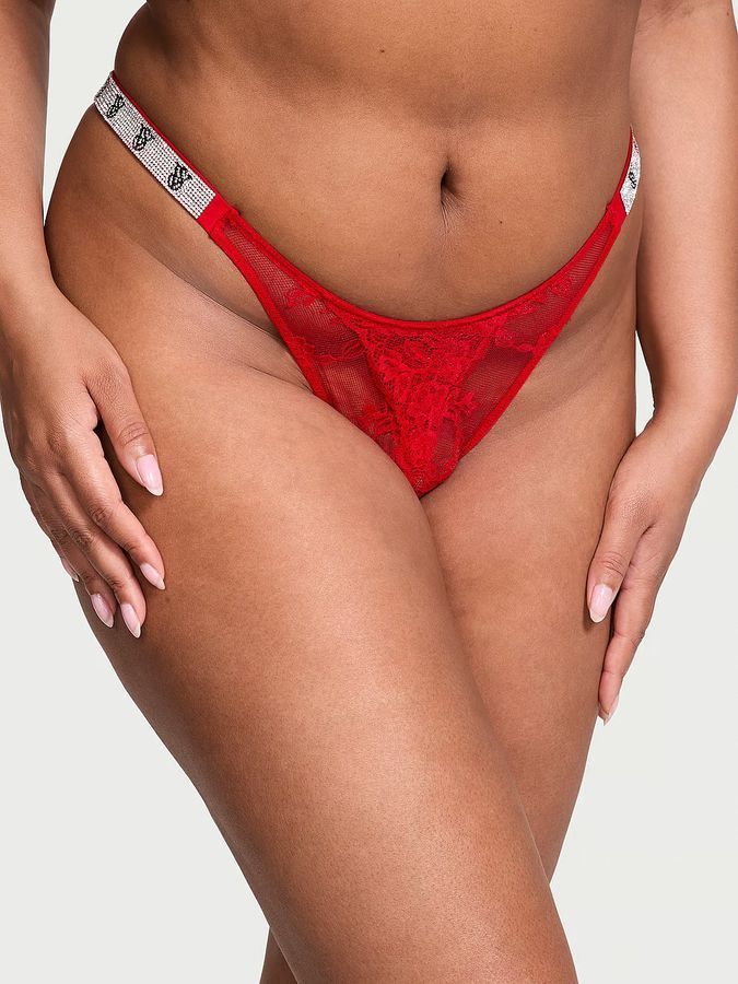 Трусики бразиліани Rose Shine VS Crotchless Very Sexy Victoria's Secret