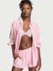 Фланелевая пижама с шортами Long-Sleeve PJ Set Victoria's Secret - 1