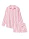 Фланелевая пижама с шортами Long-Sleeve PJ Set Victoria's Secret - 3