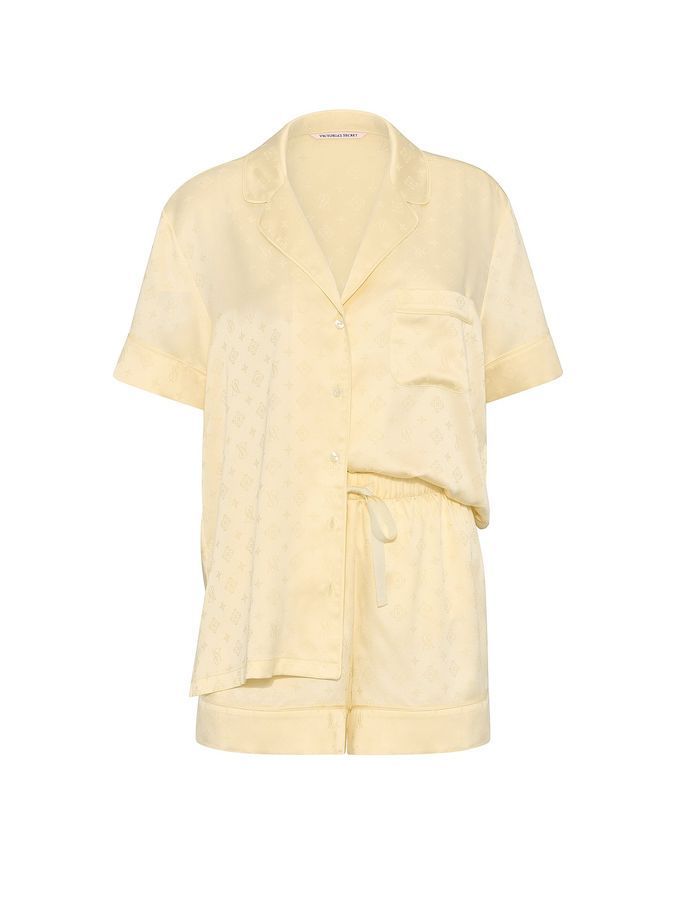 Атласна піжама з шортами Glazed Satin Short PjS Victoria's Secret