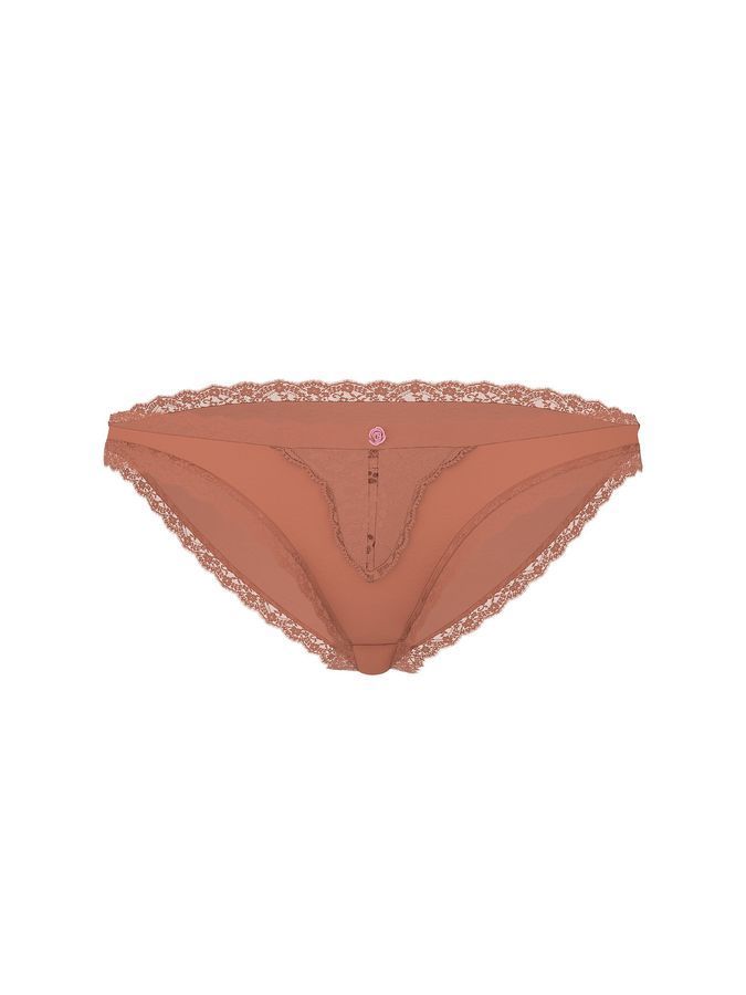 Трусики бікіні Cotton Lace-Trim