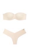 Комплект Бюстгальтер демі мультивей & Трусики стрінги Wear Everywhere Pink Victoria's Secret