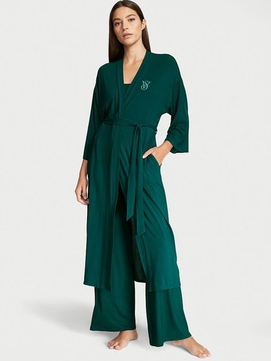Трикотажна піжама з штанами 3-Piece Pajama Set Victoria's Secret