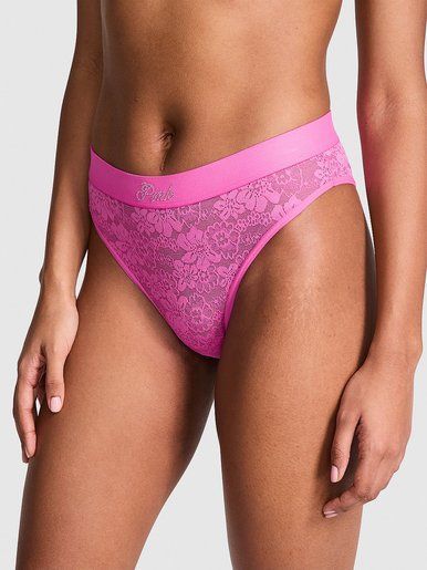 Трусики бразиліани Wink Bling Lace PINK