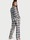 Піжама з штанами Flannel Long PJ Set Victoria's Secret - 4