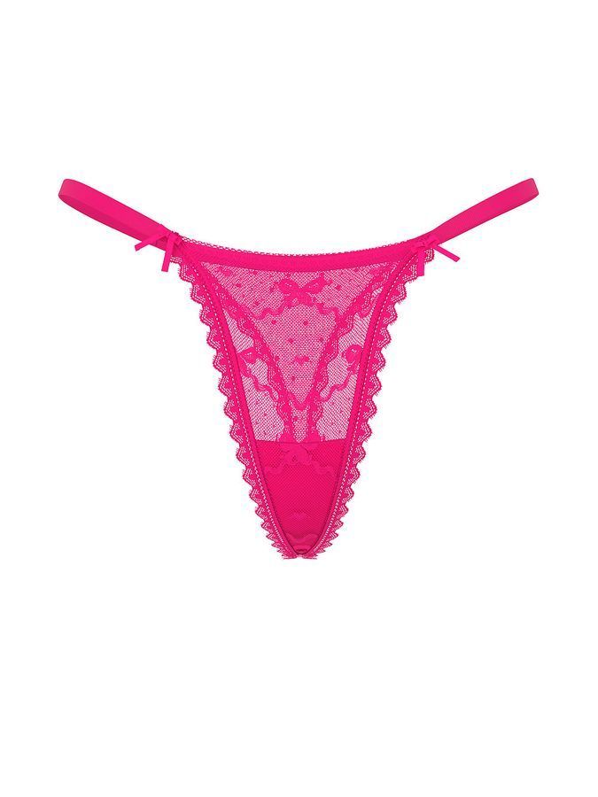 Кружевные трусики стринги Bow Lace The Lacie Victoria's Secret