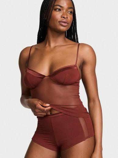 Комплект для сну Modal & Mesh Cami Set