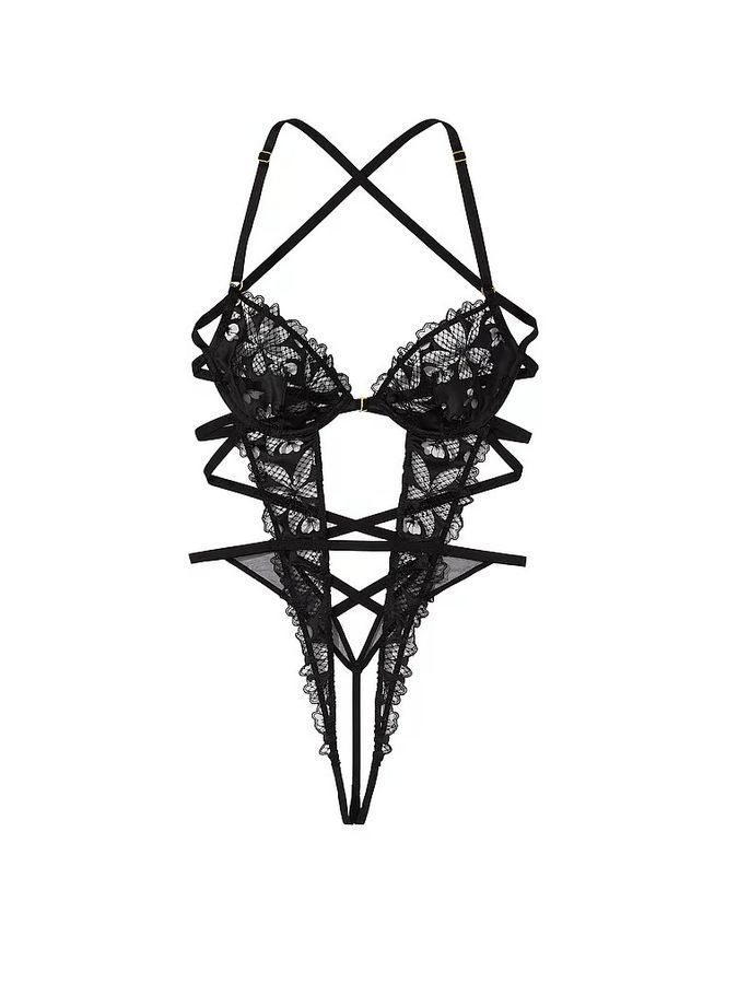 Боди Tease Floral Embroidery Very Sexy Victoria's Secret