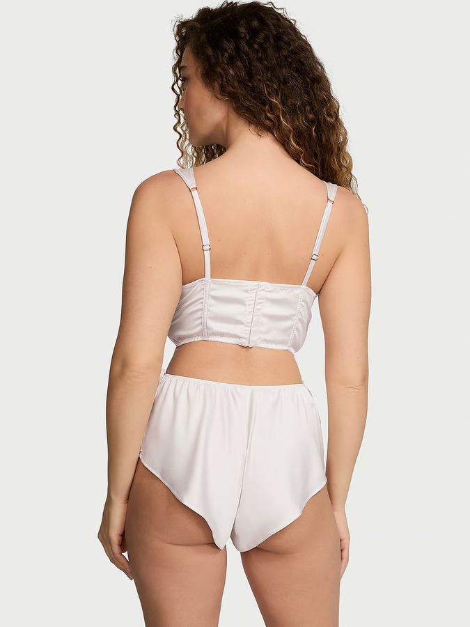 Атласный комплект Corset Top & Shorts Set Victoria's Secret