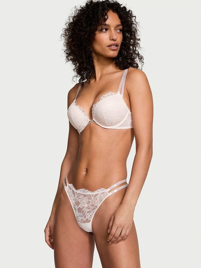 Трусики бразилианы Double Shine Strap Cutout Very Sexy Victoria's Secret