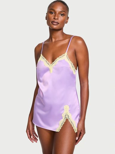 Атласний пеньюар Fun & Flirty Mini Slip Victoria's Secret