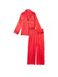 Атласная пижама с штанами Dragon Satin Long PJ Set Victoria's Secret - 3