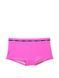 Хлопковые трусики шортики Logo Boyshort PINK - 1