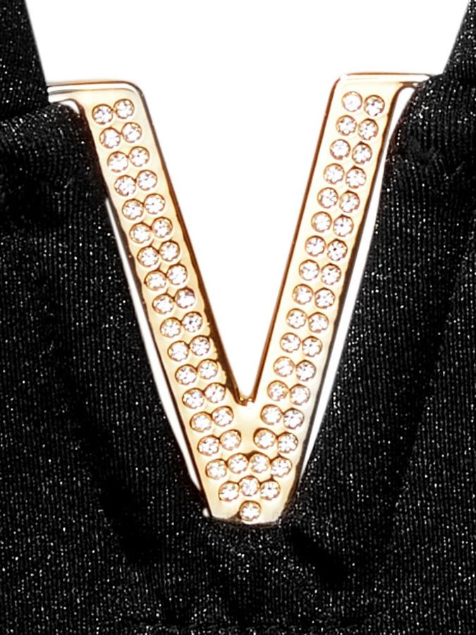 Купальник V-Hardware Bralette, Черный, L, M Victoria's Secret