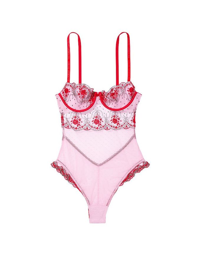 Боді з м'якими чашечками балконет Wicked Teddy Very Sexy Victoria's Secret