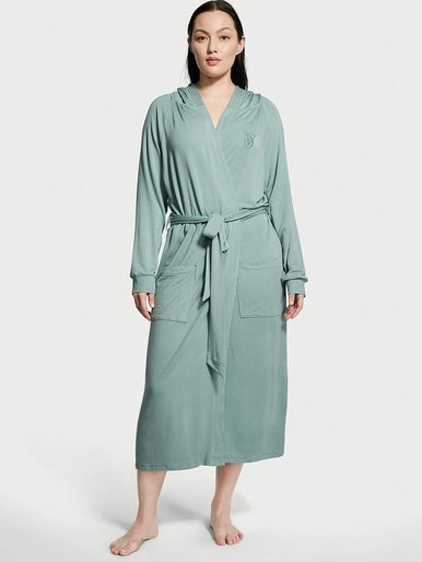 Трикотажный длинный халат Modal Terry Robe Victoria's Secret