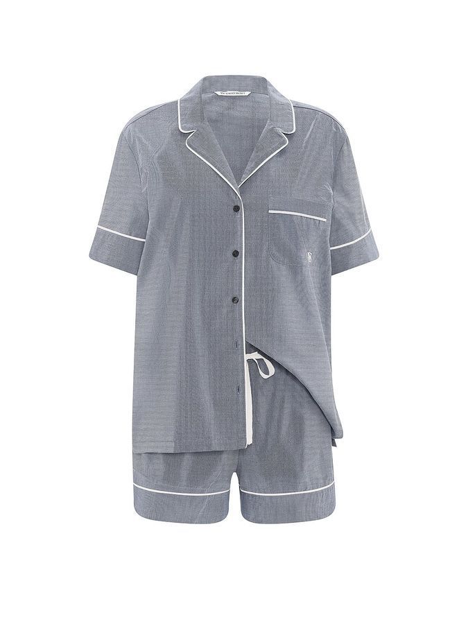 Хлопковая пижама с шортами Heritage Cotton Short PjSet Victoria's Secret