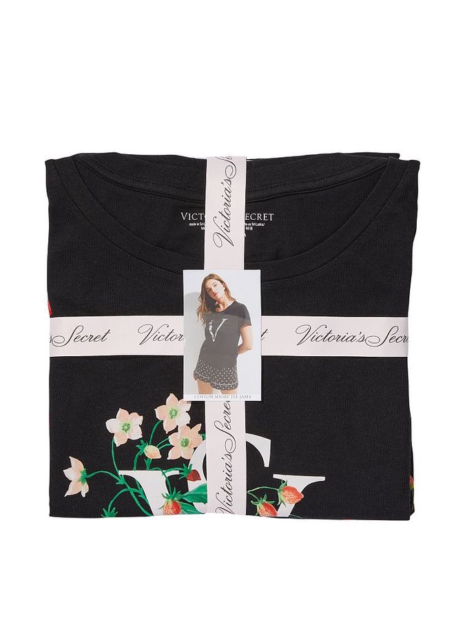 Комплект футболка з шортами Cotton Short Tee-Jama Victoria's Secret