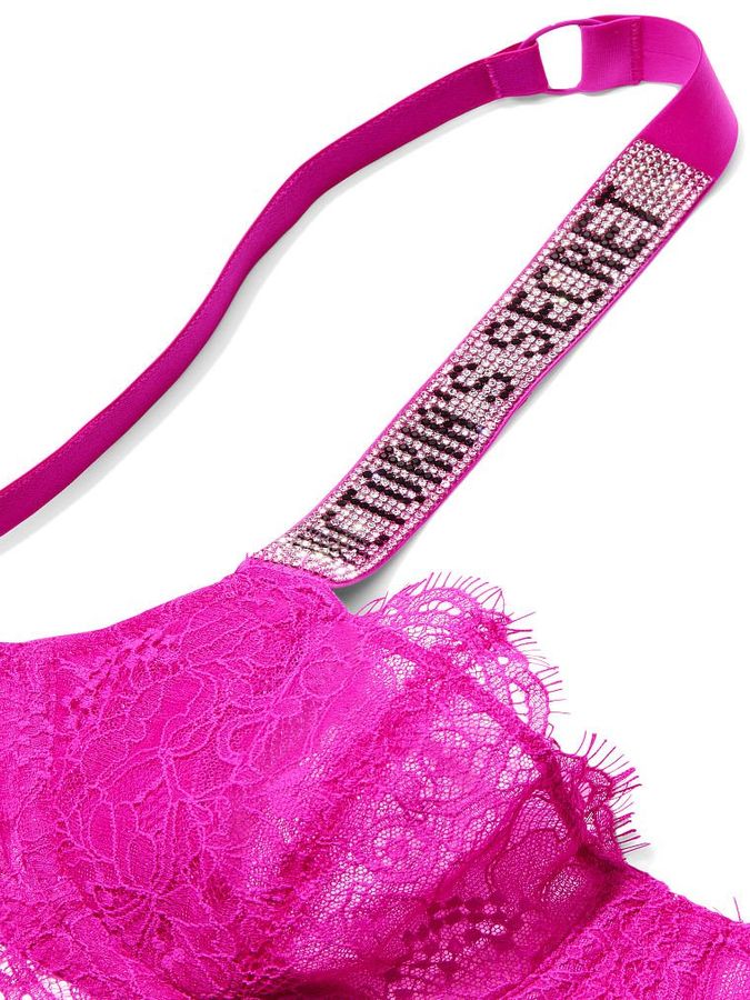 Комплект Бюстгальтер Wicked Shine Strap & Трусики Lace Logo Strap Very Sexy Victoria's Secret