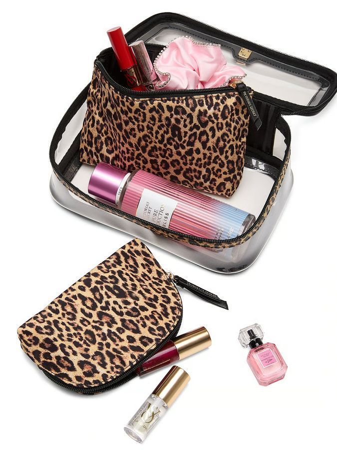 Набір з 3 косметичок 3-Piece Makeup Bag Victoria's Secret
